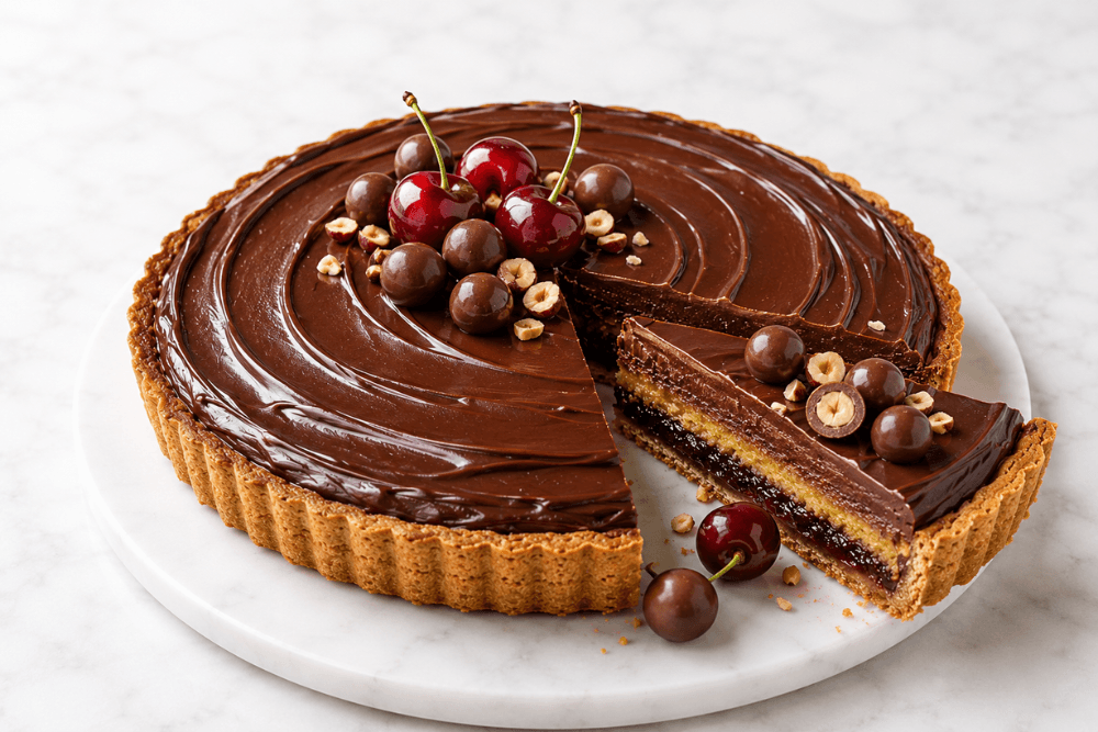 Tarta czekoladowa z wiśniami
