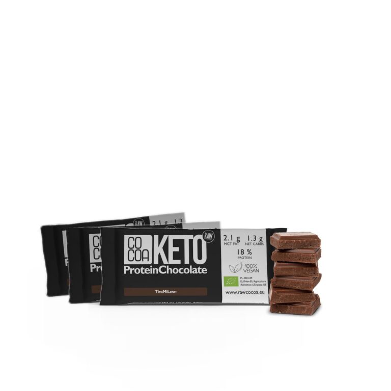 Keto czekolada proteinowa TiraMiLove x3 (3x40g)