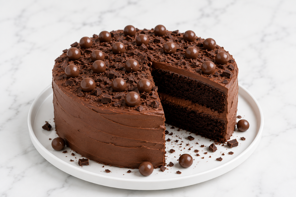 Tort mocno czekoladowy