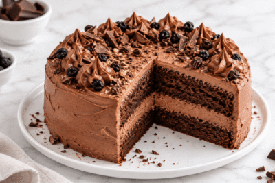 keto ciasto czekoladowe z mascarpone