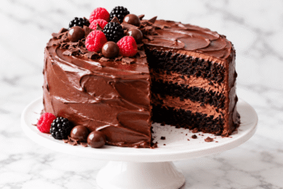 Tort mocno czekoladowy